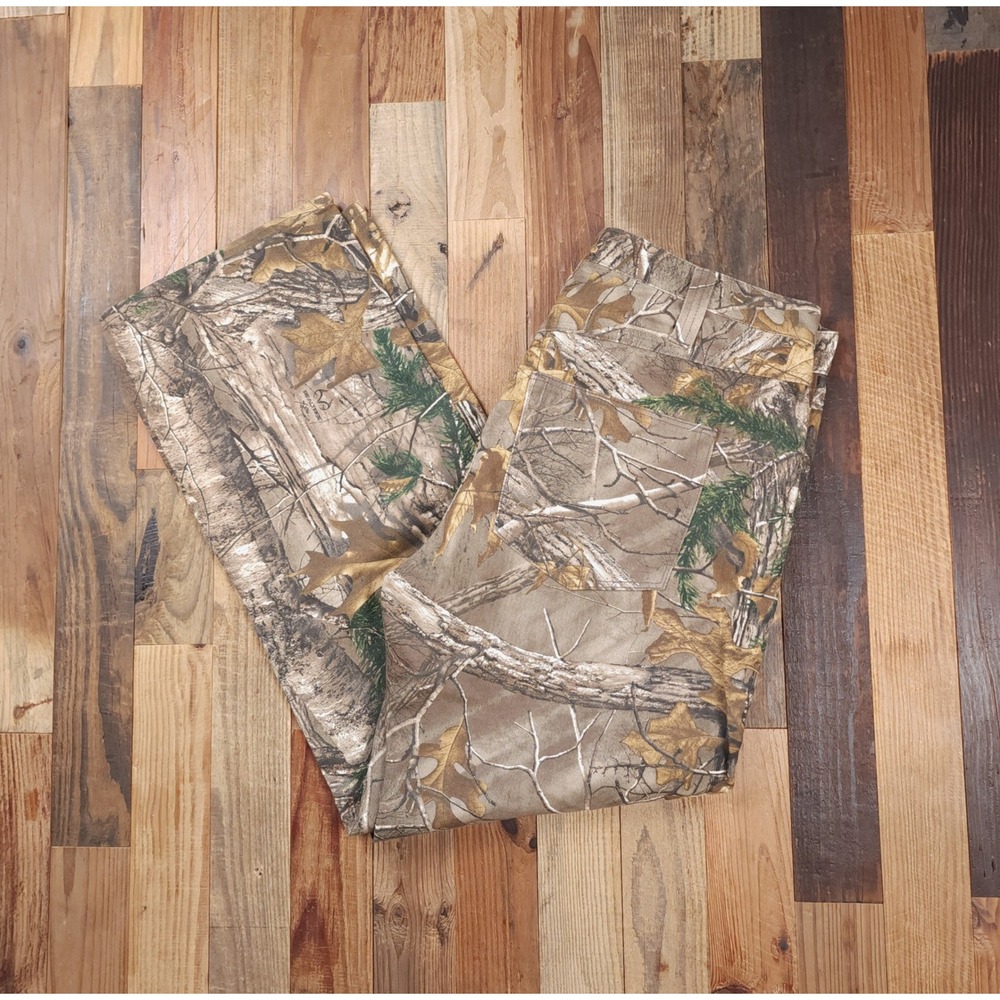 Realtree Xtra Camo Pants Mens 36x32 Cotton Hunting Hiking Straight Leg 5191-5
